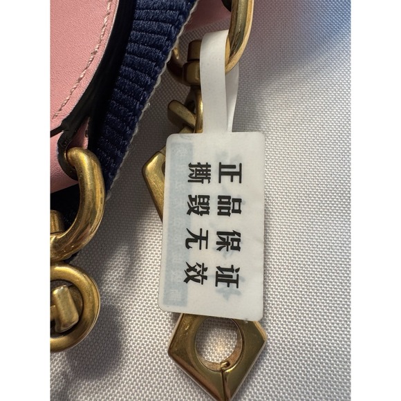 GUCCI Queen Margaret Hand Shoulder Bag Turnlock Leather White Red Blue Pink - Picture 9 of 16